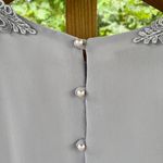 Ursula Of Switzerland Women's Vintage Ice Blue Maxi Dress Size 12 Photo 6