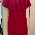Red Off the Shoulder Dress Size L Photo 0