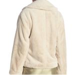 Vince Faux Fur Coat Double Breasted Plush Jacket Peacoat XS Photo 7