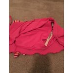 Isaac Mizrahi  Women's 2-Piece Swim Skirt & Top Set Size Medium Striped Pink Photo 5