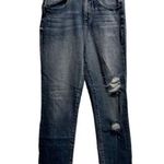 REWASH  Juniors' Real Curve Ripped Mom Jean Size 1/25 EUC #3298 Photo 0