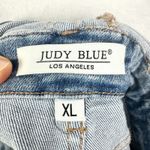 Judy Blue  Cutoff Overall Shorts Size XL Raw Hem Stretch Shortall Photo 6