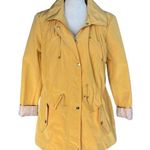 Charter Club Medium Anorak Jacket Full-Zip Water Resistant Hooded Lined Yellow Photo 0