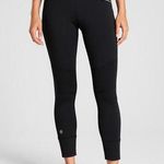Athleta  Black Mesh Panel Leggings Size M Photo 0