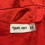 Tiger Mist Dolls Kill x Seeing You Red Satin Wrap Dress XS Photo 4