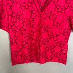 Desigual  Women’s Lace Resort Short Sleeve Button Up Shirt‎ Pink Photo 5