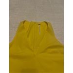 Free People Women’s Canary Yellow Sleeveless V neck Mini Dress Size XS Vacation Photo 7