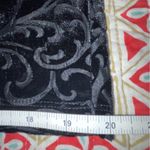 Ronni Nicole Black Stretch Velvet Midi Dress Photo 11