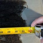 Unbranded Dark Black Lace Blouse / Beach Cover Photo 5