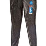 Faded Glory  Jeggings S 4-6 Gray Velvet Velour Cordoroy Soft Stretch Pull On NEW Photo 0