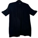 Eileen Fisher Short-Sleeve Open Cardigan Women’s Medium Merino Wool Tencel Blend Photo 0