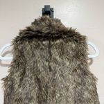 Altar'd State Altar’d State Brown Faux Fur Vest Photo 4