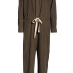 Eileen Fisher NWT Classic Collar Jumpsuit in Surplus Unisex Utility Coverall XS Photo 3