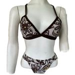 Honey Girl Waterwear Jules Reversible Triangle Sport Traci Brazilian Bikini S/XS Photo 0