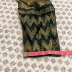 Anthropologie Tryb Silk Knot Front Drop Crotch Harem Pants Size XS Gold Black Photo 11