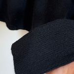 Alice + Olivia  Base Wool Sweater Size XS Black Slouchy Oversized Pullover Angora Photo 5