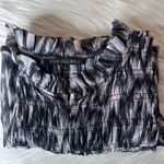 Caballero Collection Lara Top in Inky Ikat Size Small Black Photo 13