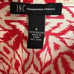 Inc International Concepts scarf border tank top Red Size 4 Photo 2