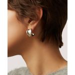 Jenny Bird  Doune Chunky Hoop in Silver One Size Womens Jewelry Photo 9