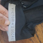 PINK - Victoria's Secret Victoria's Secret Black Mesh Silver Trim Chic Feminine Retro Y2K Bra Size 36C Photo 3