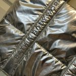 Bath & Body Works NEW Silver Quilted Puffer Tote Bag NWT Photo 3