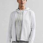 Nobull NWT Women’s Twill Zip Up Jacket - White Photo 8