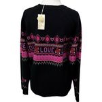 Johnny Was  The Fairisle Sweater Black Live Bling Cashmere Wool Blend XL Photo 7