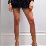Cynthia Rowley NWT Silk Ostrich Feather Skirt in Black Size XS Photo 10
