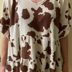 Simply Southern Cowprint Top Photo 4