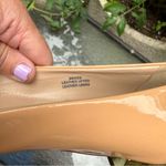 J.Crew Italy Women 8.5 Beige Patent Leather Gold Heel Metallic Flats Mary Jane Photo 6