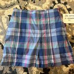 Ralph Lauren  Polo Madras Blue Plaid Golf Skort Size 0 Photo 0