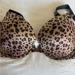 Victoria's Secret  Bombshell Leopard Print Bra with rhinestone Straps Photo 5