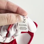 [Yolipuli] Red One Piece Convertible Swimsuit Bow Straps V Photo 10