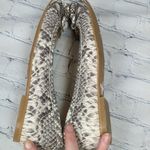 Stuart Weitzman  snakeskin tassle ballet flat shoes size 7.5 Photo 5