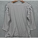 J. Jill Womens Top L Striped Terry‎ Cloth Beach Cover Up White Size L Photo 4