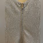 Adrianna Papell Hailey Logan ‎ Formal Gold Metallic Mini Ruffle Dress Size XS Photo 4