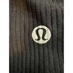 Lululemon Black Ribbed Cropped Tank Top Size 2 Racerback Athleisure flaw Photo 3