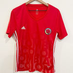 Adidas Columbia Soccer Jersey Women XL Red Futbol Kit Logo 2017 2018 Training Photo 0