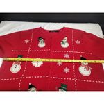 Crystal Kobe Women's Red Ugly Sweater/Cardigan Sz3XL SKU3884 Size undefined Photo 6
