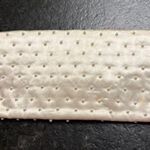 Vintage Beautiful White Satin Purse with Elegant Pearl Design made in Japan Photo 2