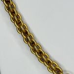 Vintage Chunky Panther Cat Charm Front Hook Gold Tone Necklace ✨ Photo 5