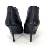 Proenza Schouler Proenza Shouler Embossed Black Leather V Cut Pump High Heel Booties Size 38 Photo 1