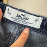 Hollister  Curvy Ultra High Rise Mom Jean Shorts Womens 27 Blue Denim Button Fly Photo 8