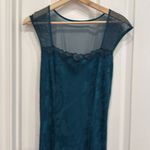 Victoria's Secret Victoria Secret Gold label floral jacquard Maxi slip square neck Photo 5