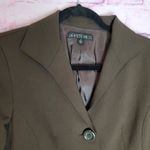 LAFAYETTE 148 NEW YORK WOOL BLEND BROWN DRESS SUIT BLAZER JACKET SHOULDER PADS 4 Photo 2