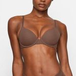 SKIMS Fit Everybody T-Shirt Bra Size 44D, Brown/Oxide New w/Tag Photo 0