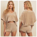 VICI Wayward Chenille Elastic Lounge Shorts Photo 1