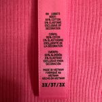SKIMS  cotton rib t-shirt in pink size 3X Photo 3