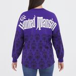 Disney  Parks Haunted Mansion Spirit Jersey Shirt Purple Ghost Host Unisex XS‎ Photo 1