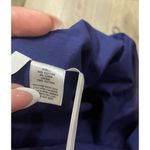 Loft  Blue Ruffle Front Spaghetti Strap Mini Dress 6 New Photo 3